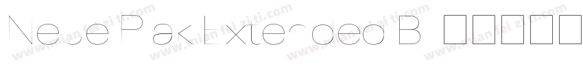 Neue Plak Extended B字体转换